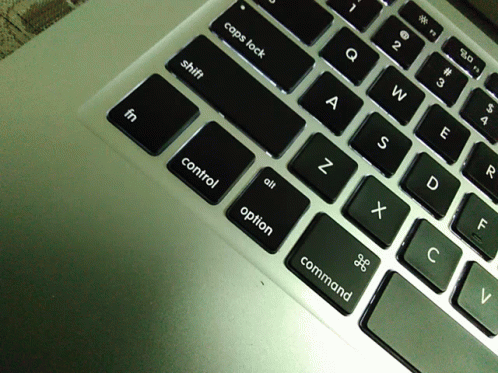 black and white po of a laptop keyboard
