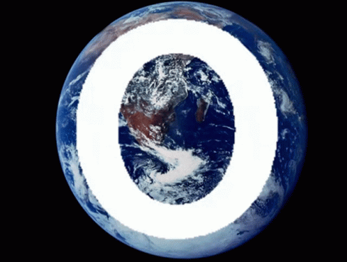 a round object with an earth image in the middle