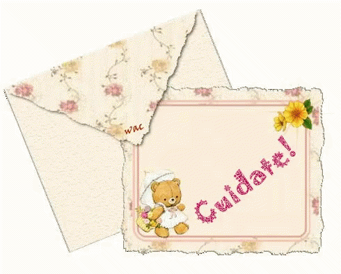 an embroidered patch and a card in the shape of a baby bear