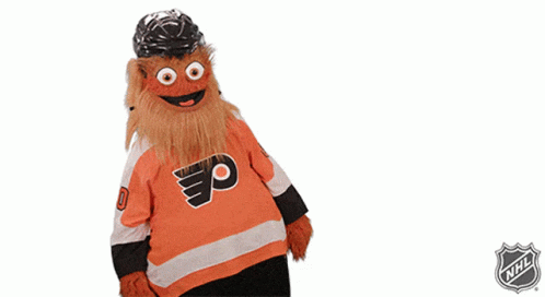 an image of a mascot in the style of hockey jerseys