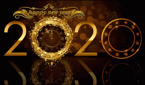 a new year clock, symbol and background for 2012