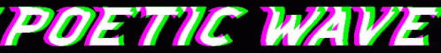 a text made out of various green and purple letters
