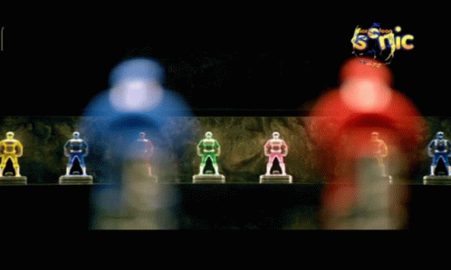 the image shows a group of toy figures