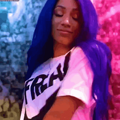 an image of woman with dyed hair in the middle of color
