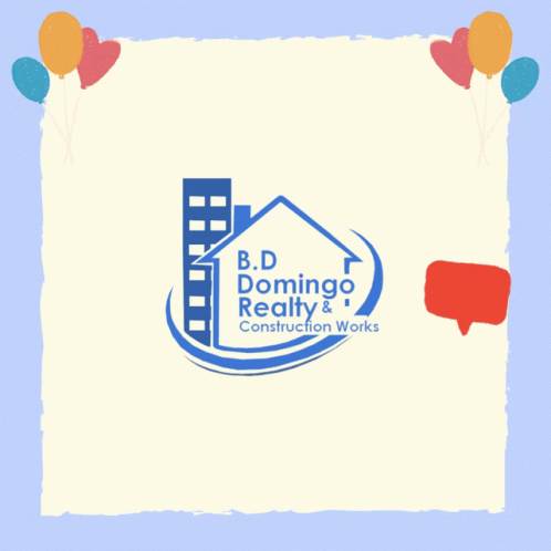 logo for bd dominoo realty and construction works