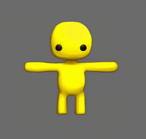 a 3d man is posing for a po