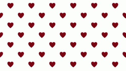 several black hearts on a white background