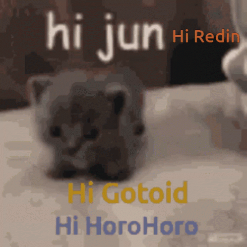 an animal is shown in an advertit for hi - jun