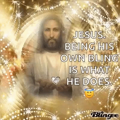 a jesus message about being his own bling