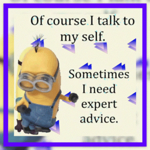 an angry minion card with the caption of self - expression of a joke
