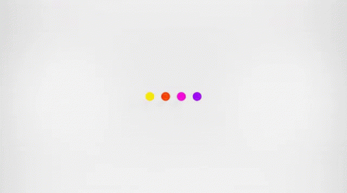 there is a wall with a colored dot on it