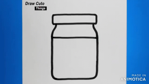 a drawing of a jar with words about jars