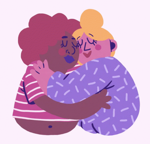 a couple hugging while wearing a sweater in an art print