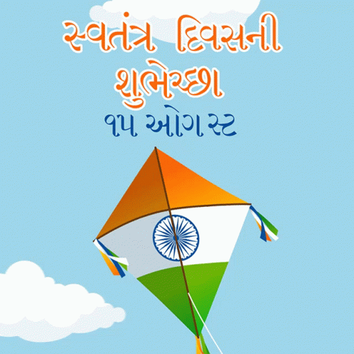 the cover of the indian - language book depicts a kite in the sky