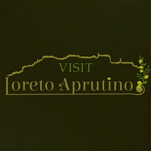 a green logo sign for the city of loretto - atritno