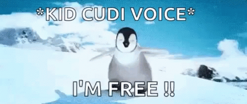 a penguin in the snow with a funny quote for s