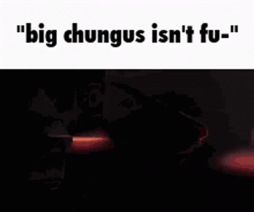 a large clock on a wall with the words big chuengus isn't flu