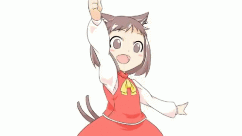 an image of a character in anime form with a cat