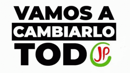 a sign for the spanish language that says vamos a cambiano tod