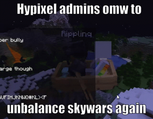 a graphic featuring text that says, hypertuned skywars again