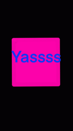 the word vass is in front of a pink background