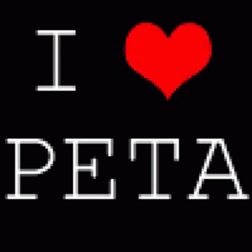 i love peeta on the side of a black background