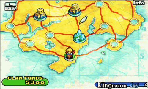 the first screens of kingdom quest