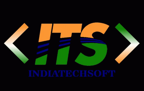 the indianecsoft logo on a black background