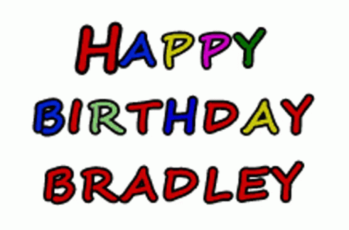 the text happy birthday dley written in large letters