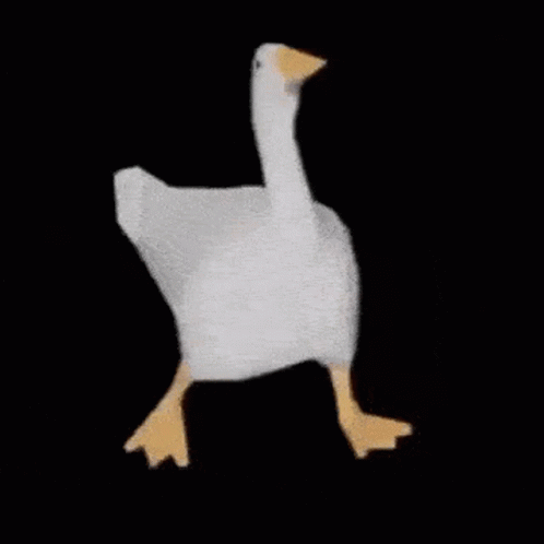 an animated bird is standing on all fours