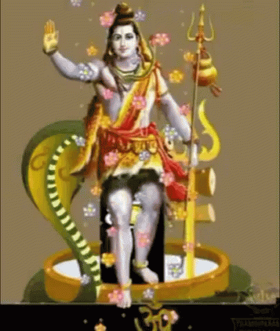an indian female god sitting on a pedestal
