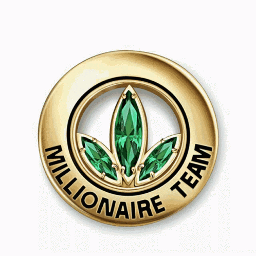 the logo for the millionaire team