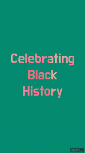 a poster for the black history project featuring text