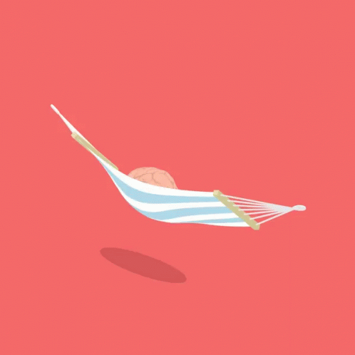 a cartoon of a large hanging chair