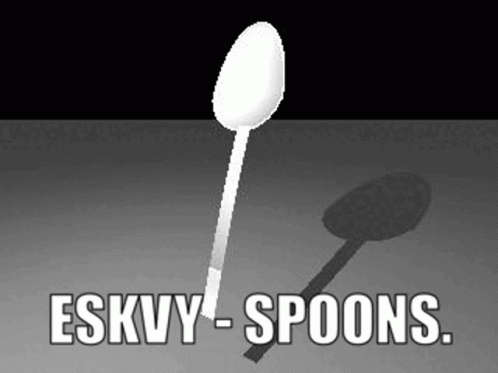 the spoon has several tips on it and is used for cooking