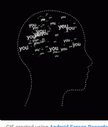 the silhouette of a man's head with the words you are not young and you are