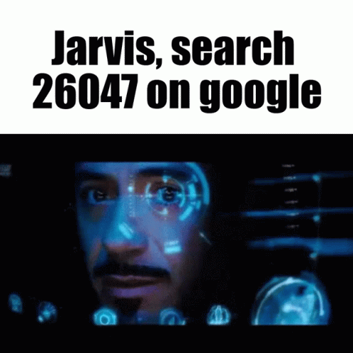 the words jarvins search 2087 on google
