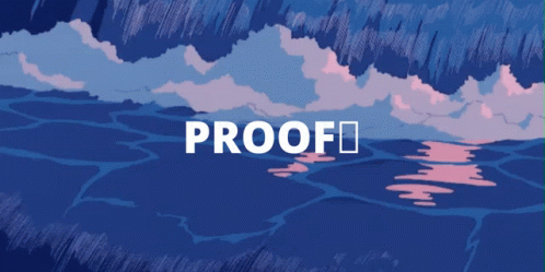 a colorful, stylized background is featured with the words proof