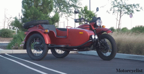 this is an image of a motorcycle with sidecar