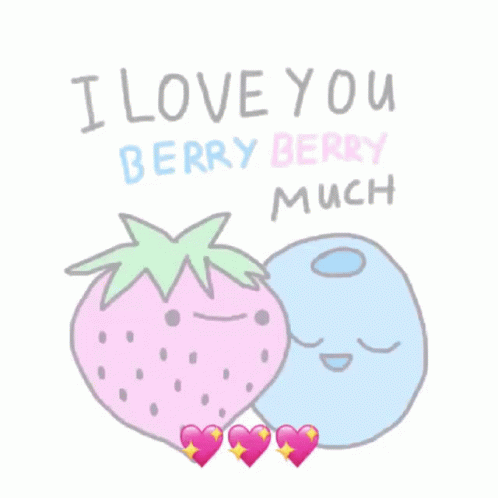 the two cute fruit have been drawn in different ways