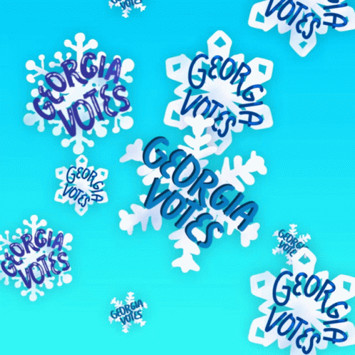 the word go home winter surrounded by lots of snowflakes