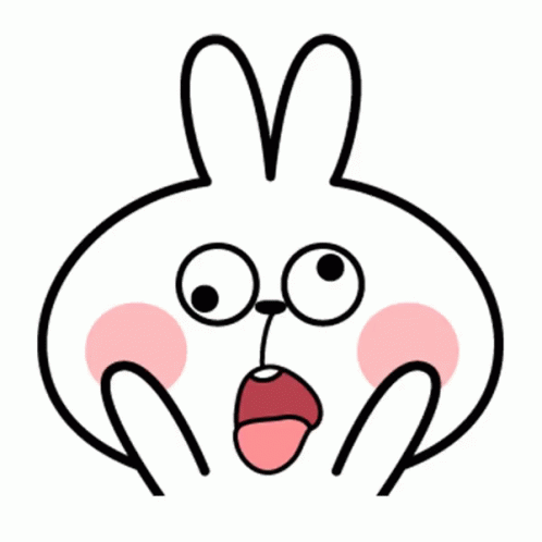 a cartoon bunny looking confused about soing
