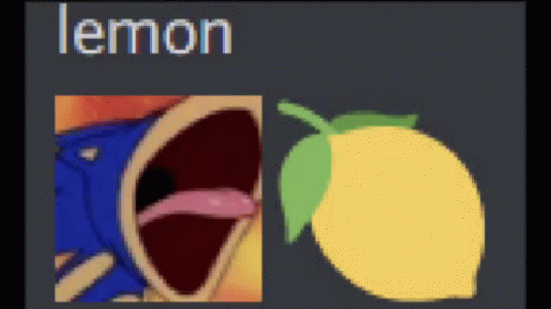 a picture of the words lemon and an apple