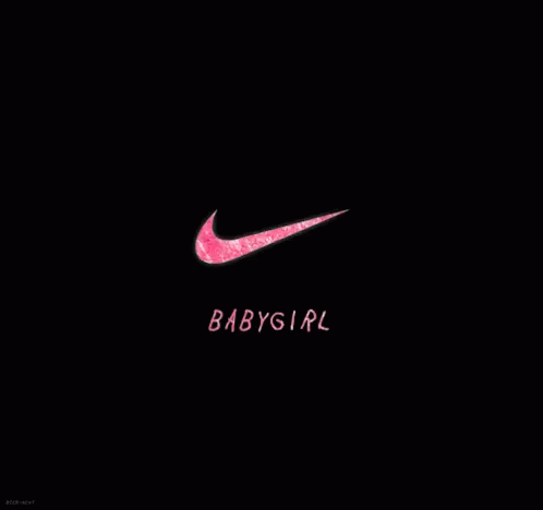 the name baby girl is written in a dark background
