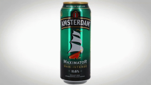 an image of a green can of beer