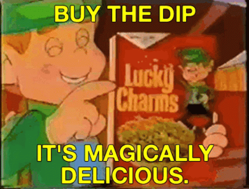 cartoon character with text overlaiding, ` buy the dip it's macau delicious
