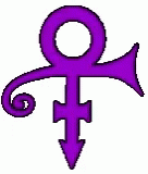 a purple symbol with a pointed arrow