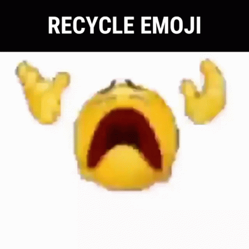 the cover of recycle emoji