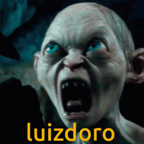 the words luzdroro mean are in front of a monster face