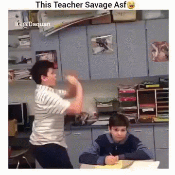 this teacher savage asf has just been watched by students